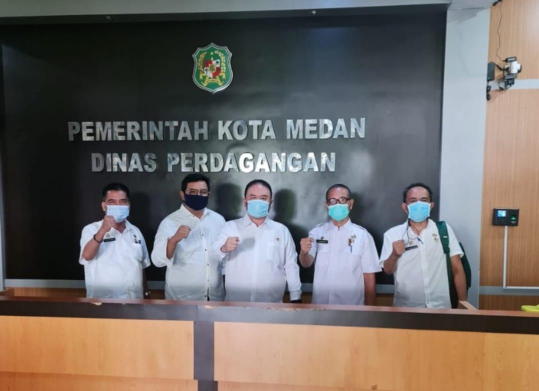 Ketua KADIN Medan Mengunjungi Kantor Dinas Perdagangan Kota Medan Kadin